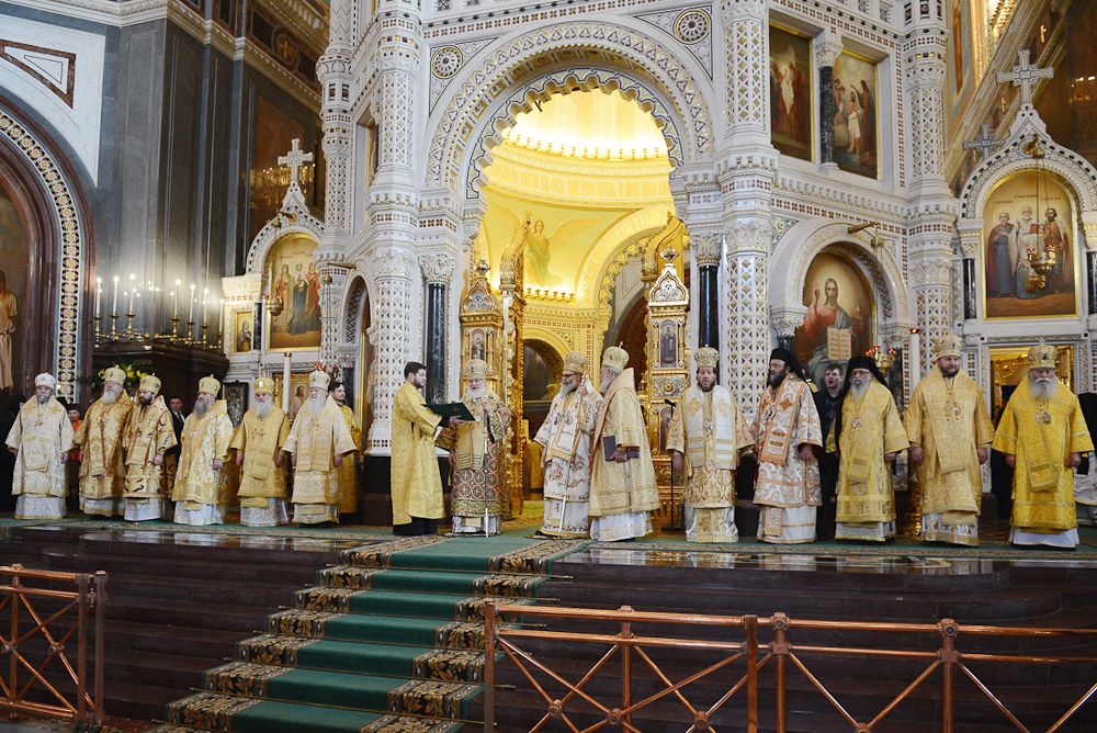 Главный купол храма Христа Спасителя