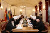 13 июня 2015 г. Митрополит Павел принял участии в заседание Священного Синода Русской Православной Церкви в Санкт-Петербурге.