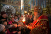 8 апреля. Встреча Благодатного огня, Воскресенский кафедральный собор г. Ханты-Мансийск