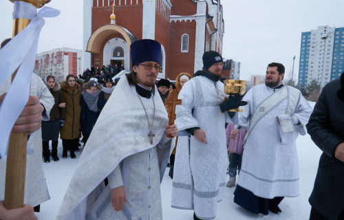 Храм Рождества Христова Нижневартовск осенний