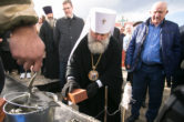 20 мая. Чин освящения закладного камня храма в честь мучеников Леонида и Татианы г. Нефтеюганска